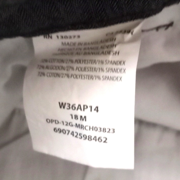 Riders By Lee Herringbone Gray Straight Leg Pants -#1776+ - Picture 8 of 12